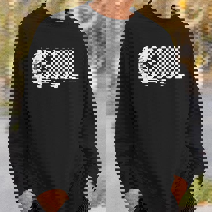 ソウルレコード ジャズ ファンク ターンテーブル ビニールミュージック サクソフォン ピアノ スウェットシャツ 彼への贈り物