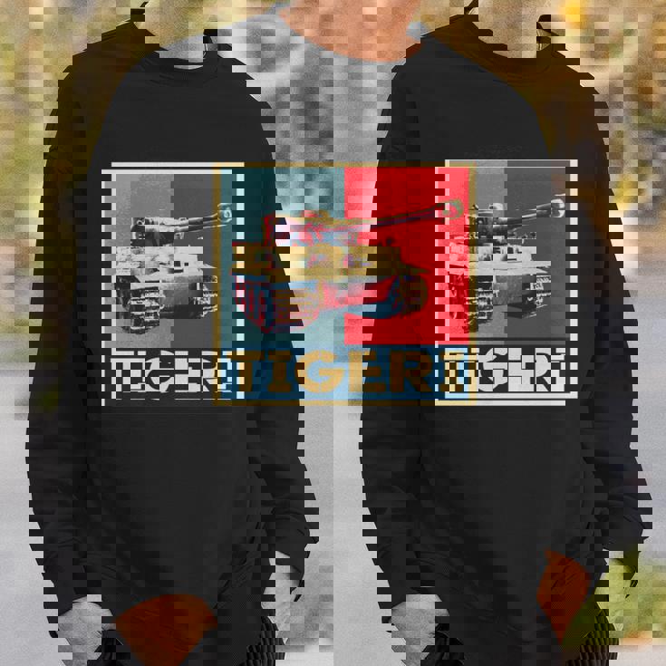 タイガー1装甲vi戦車 Ww2 ドイツ装甲車両 Afvアート 長袖tシャツ スウェットシャツ 彼への贈り物