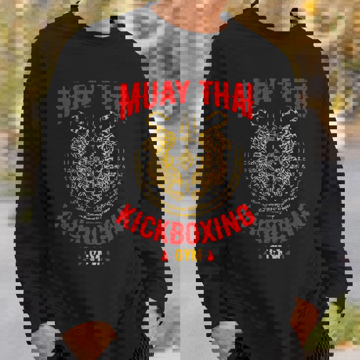 タイガームエタイキックボクシングジムmmaトレーニングギフト スウェットシャツ 彼への贈り物