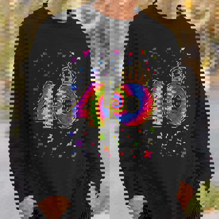 タイダイ 40歳の誕生日パーティー 40歳 お祝い スウェットシャツ 彼への贈り物