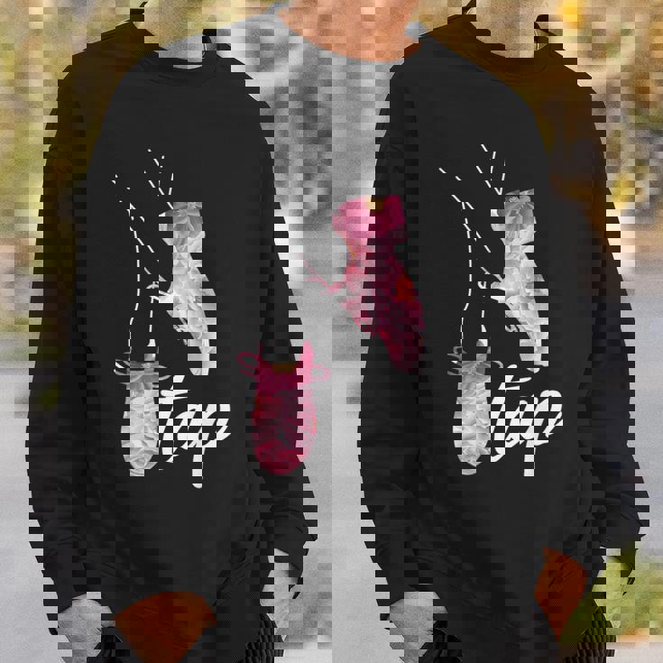 タップダンサー レトロフラワー タップダンサーデザイン タップダンス スウェットシャツ 彼への贈り物