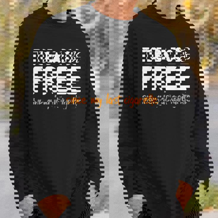 タバコ禁煙 おもしろ タバコ 禁煙 ギフト スウェットシャツ 彼への贈り物