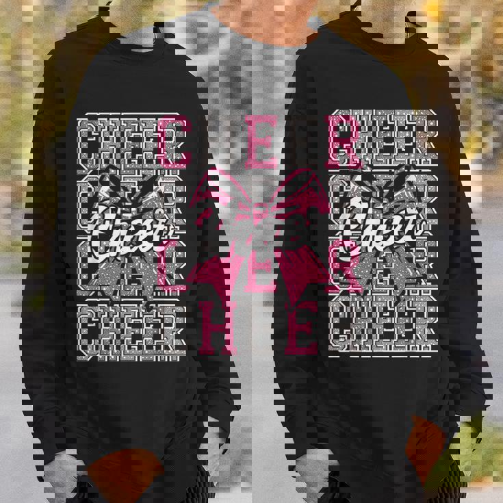 チア コケット 弓 チアリーダー チアリーダー チアガール キッズ スウェットシャツ 彼への贈り物