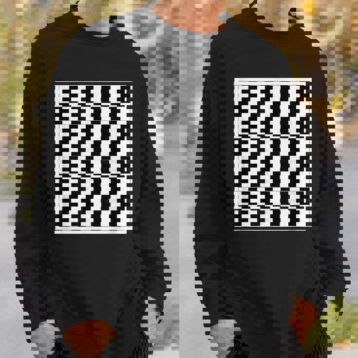 チェッカー柄チェス スウェットシャツ 彼への贈り物
