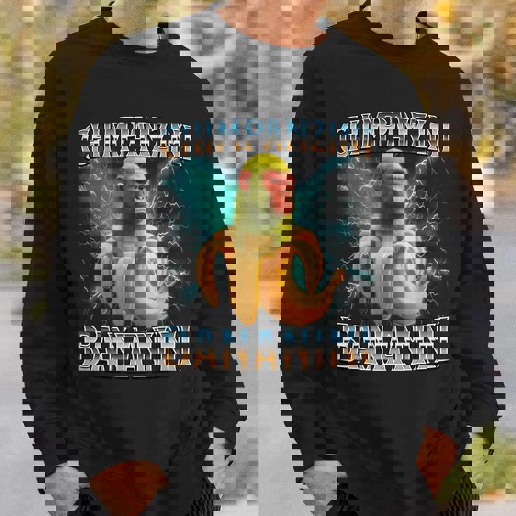 チンパンジーニ バナニーニ イタリアンブレイン 長袖tシャツ スウェットシャツ 彼への贈り物