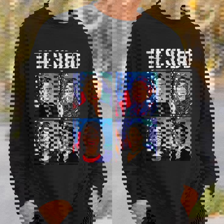 チーム Aoc ラシダ・トライブ・イルハン・オマール・アヤナ・プレスリー Woc ミーム スウェットシャツ 彼への贈り物