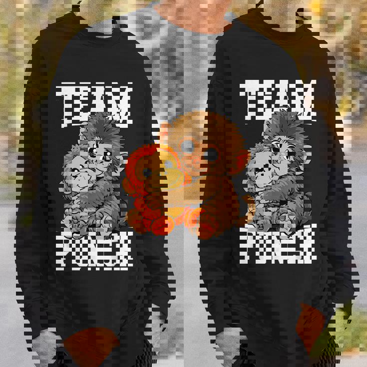 チームパンチ ザモンキー パンチ君 日本動物園 ぬいぐるみ スウェットシャツ 彼への贈り物