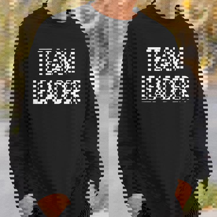 チームリーダー スウェットシャツ 彼への贈り物