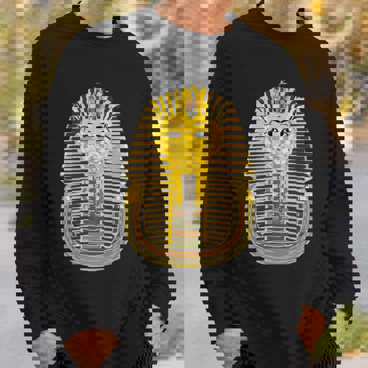 ツタンカーメン エジプトのファラオ王 ツタンカーメン 長袖tシャツ スウェットシャツ 彼への贈り物