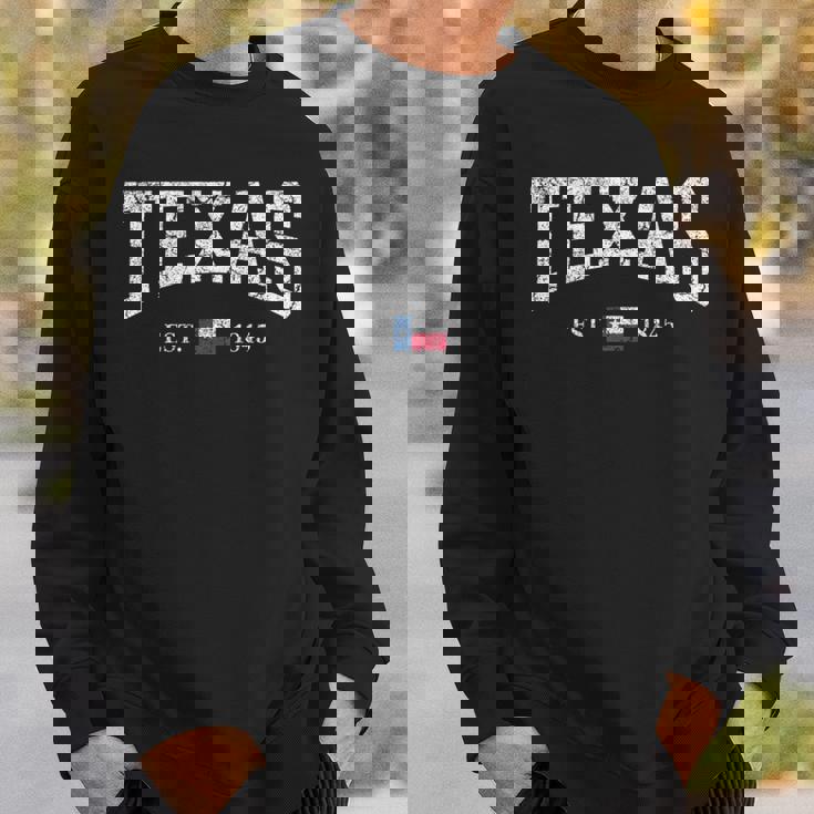 テキサスtシャツ レディース メンズ キッズ テキサス州旗 アンティーク調 長袖tシャツ スウェットシャツ 彼への贈り物