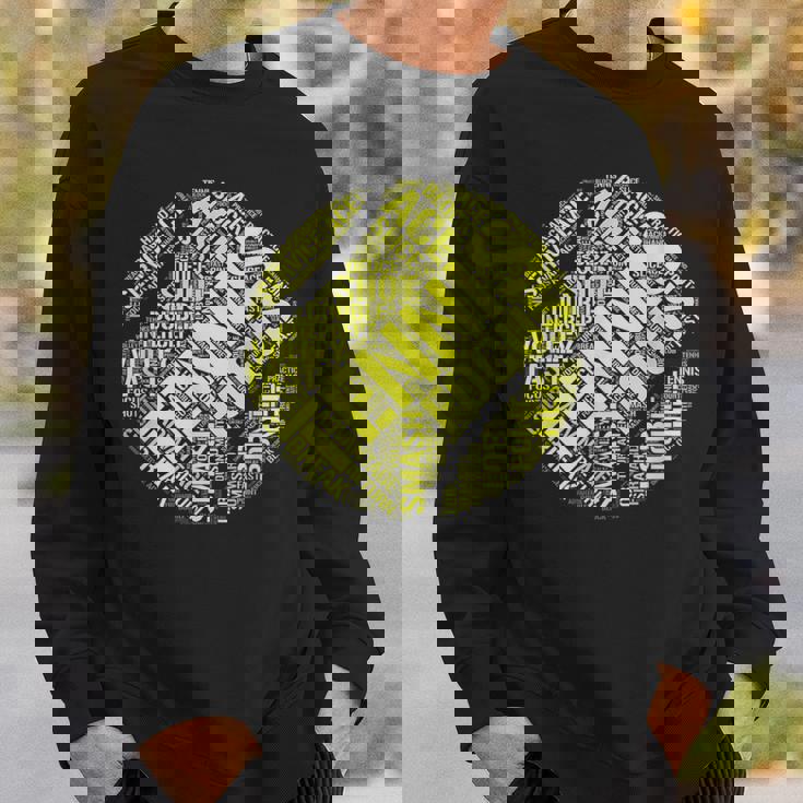 テニス 面白いtシャツ ボール おもしろ 服 ネタ メンズ レディース テニス部 おもしろグッズ 大人 子供 スウェットシャツ 彼への贈り物