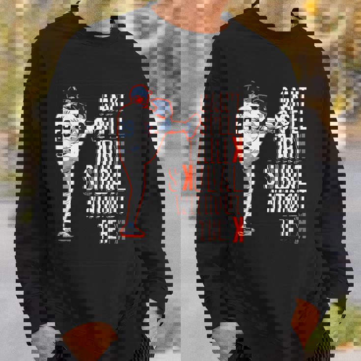 デトロイト・タリック・スクーバル-Kなしではスクーバルは綴れない スウェットシャツ 彼への贈り物