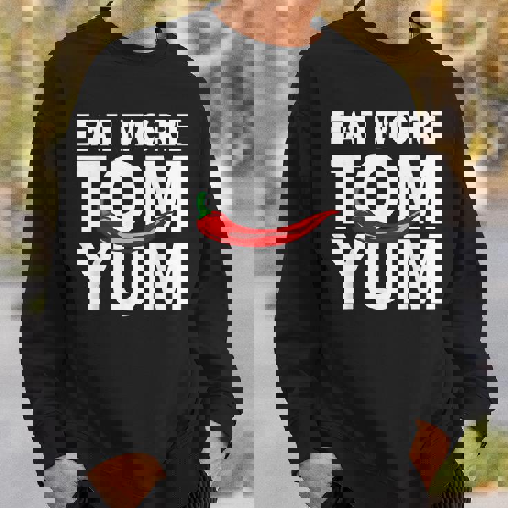 トムヤムクン スパイシーなタイ料理をもっと食べる 唐辛子 タイ 東南アジア プーケット ギフト バンコク お土産 スウェットシャツ 彼への贈り物