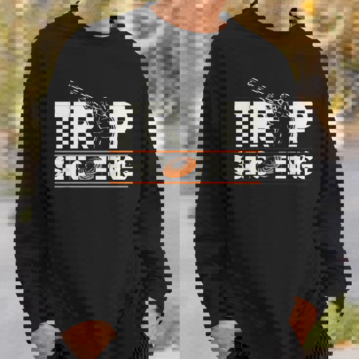 トラップ射撃 ピジョン ショットガン からのプル トラップ クレー射撃 スウェットシャツ 彼への贈り物