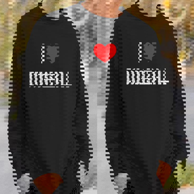 ドッジボール スポーツが大好き 面白いドッジボール愛好家 スウェットシャツ 彼への贈り物