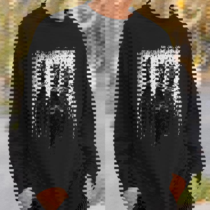 ドーベルマン・ピンシャー 黒と白の犬の恋人 スウェットシャツ 彼への贈り物