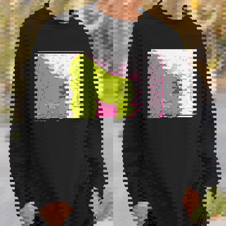 ニシゴリラのタロウさん 50 長袖tシャツ スウェットシャツ 彼への贈り物