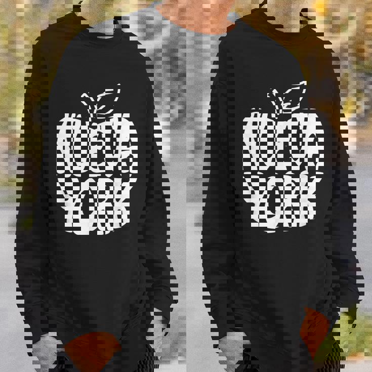 ニューヨーク Nyc ザ・ビッグ・ダイバーシブ・アップル・ラ・グラン・マンザナ スウェットシャツ 彼への贈り物