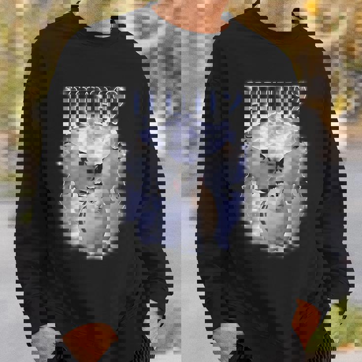 ハ゛ー キャット チョンキー ベンミーム 90年代 愚かな猫 特定 ダンク ミーム スウェットシャツ 彼への贈り物