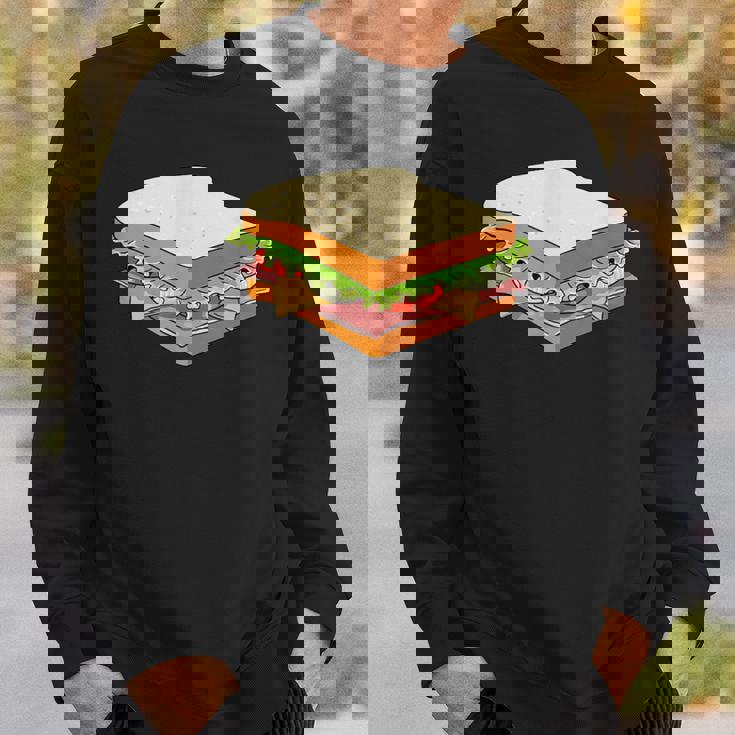 ハム&チーズサンドイッチ スウェットシャツ 彼への贈り物