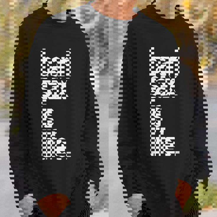 バリトンサックス サックスプレイヤー サックスフォニストギフト スウェットシャツ 彼への贈り物