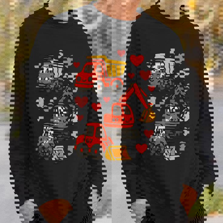 バレンタインデー 建設トラック 面白い 67 男の子 幼児 スウェットシャツ 彼への贈り物