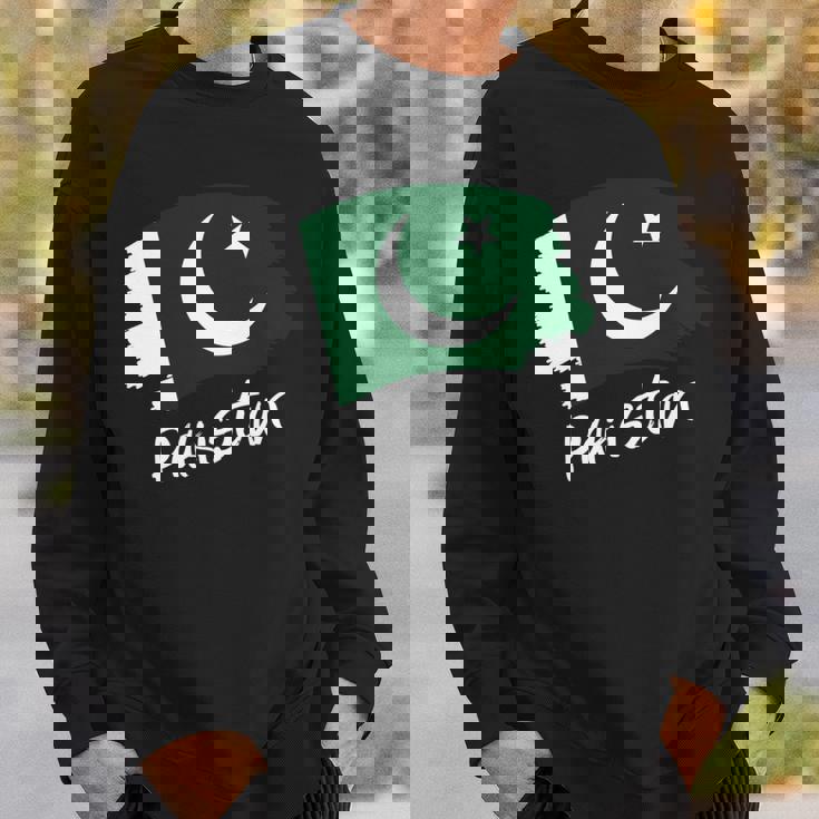 パキスタンの旗パキスタン 長袖tシャツ スウェットシャツ 彼への贈り物