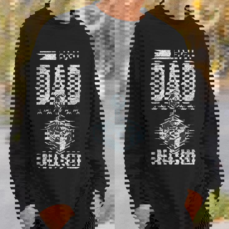 パパの誕生 新しいパパ ゲーム レベルパパのロック解除 スウェットシャツ 彼への贈り物