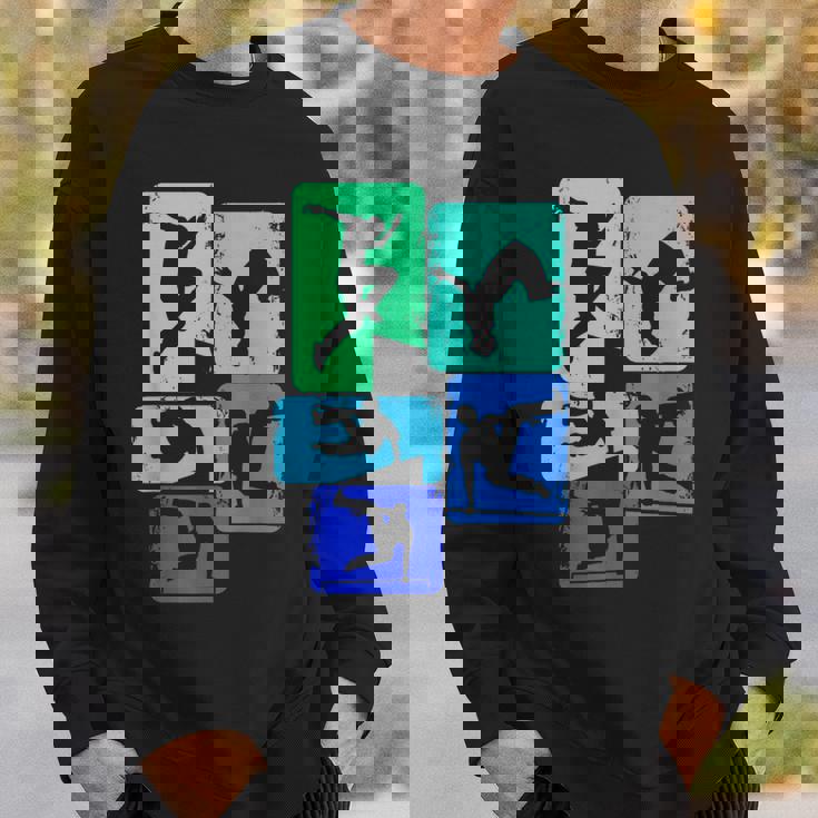 パルクールトレーサーフリーランナーフリーランニングキッズボーイズメンズ スウェットシャツ 彼への贈り物