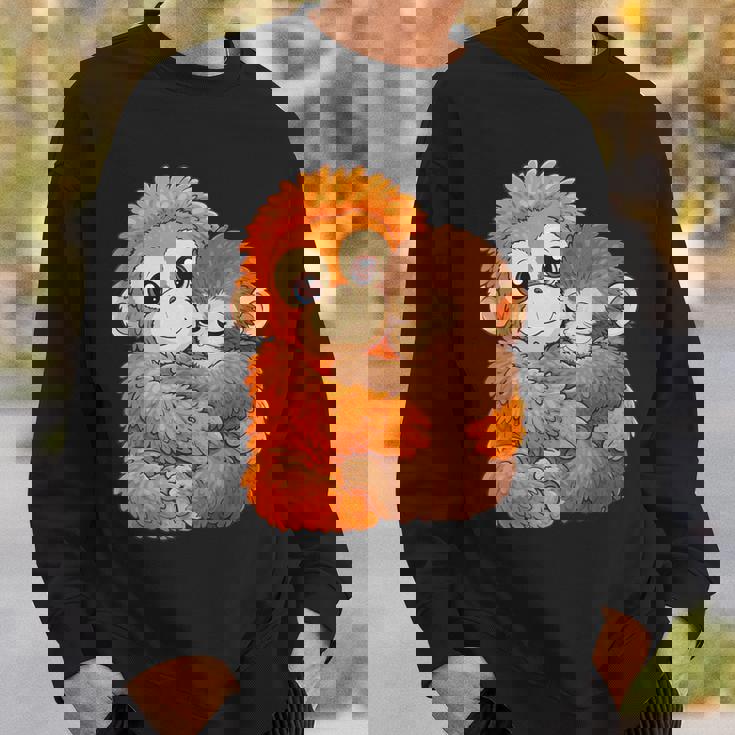 パンチくんとぬいぐるみ パンチザモンキー ニホンザル スウェットシャツ 彼への贈り物