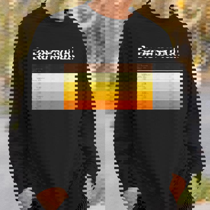 ビアセクシャル、面白いビアトリンカー スウェットシャツ 彼への贈り物