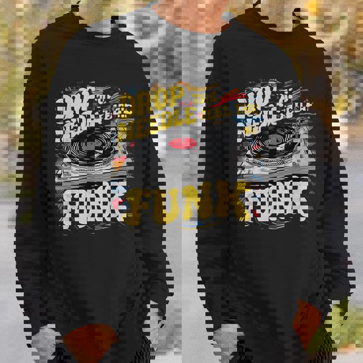 ビニールファンキー音楽愛好家 面白いファンクコスチューム スウェットシャツ 彼への贈り物