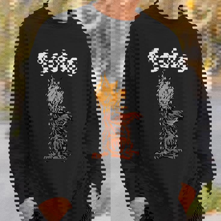 ビンテージtoto The Dog シャツアート -Toto Oz 魔法使い Toto 長袖tシャツ スウェットシャツ 彼への贈り物