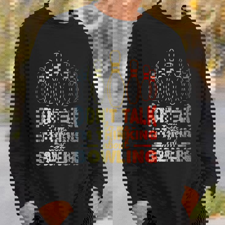 ビンテージボウリングジョークボウリングスポーツ スウェットシャツ 彼への贈り物