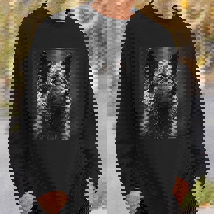 ビンテージ秋田犬 シネマティック写真 スウェットシャツ 彼への贈り物