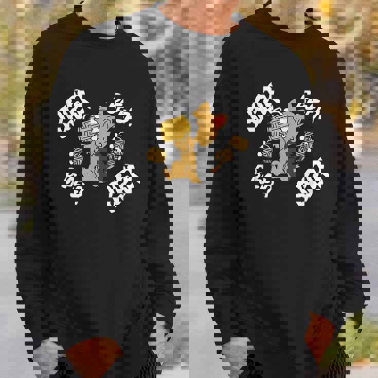 ビールヨークシャーテリア犬 スウェットシャツ 彼への贈り物