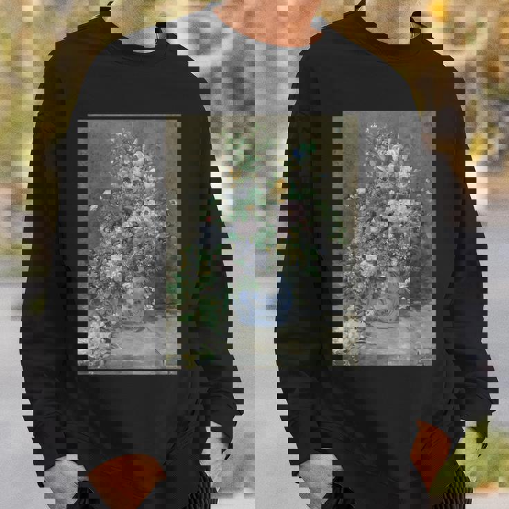 ピエール・オーギュスト ルノワールのスプリングブーケ スウェットシャツ 彼への贈り物