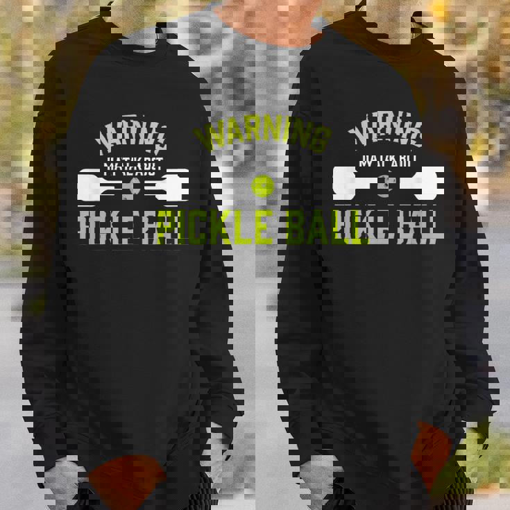 ピクルスボール 警告 面白い スウェットシャツ 彼への贈り物