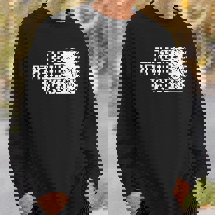 ピットブルフェイス ファニー ドッグ ピットブル スウェットシャツ 彼への贈り物