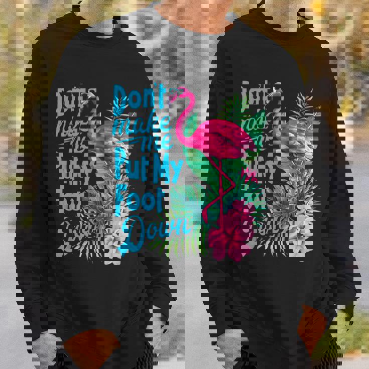 ピンクのフラミンゴ スウェットシャツ 彼への贈り物