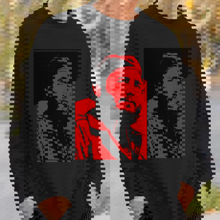 フィデル・カストロ 長袖tシャツ スウェットシャツ 彼への贈り物