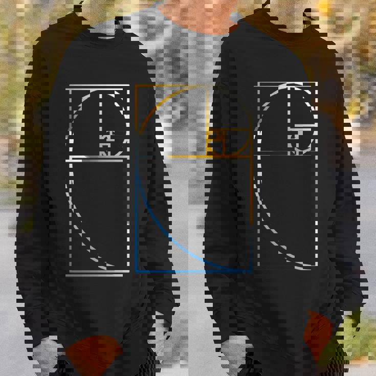 フィボナッチ黄金比幾何学数学tシャツ 長袖tシャツ スウェットシャツ 彼への贈り物