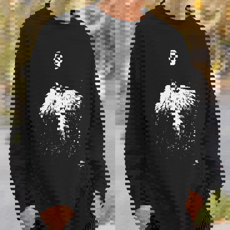 フェニックス 火の鳥の復活 キム・ディアス・ホルム 絵 インクアート Phoenix Bird Kim Holm 長袖tシャツ スウェットシャツ 彼への贈り物