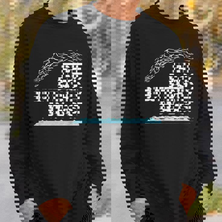 フリーバックバタフライブレストスイムストロークスイムチームライト スウェットシャツ 彼への贈り物