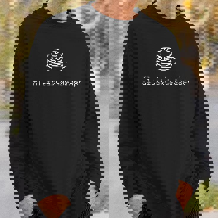 フルスタックの開発プログラマー 長袖tシャツ スウェットシャツ 彼への贈り物