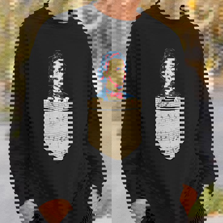 フレデリック・ショパン レトロ プロパガンダ スウェットシャツ 彼への贈り物