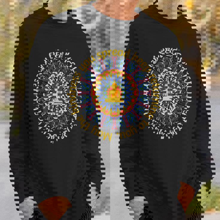 ブッダ ゴータマ マインドフルネス 平和 愛 優しさ 瞑想 スウェットシャツ 彼への贈り物