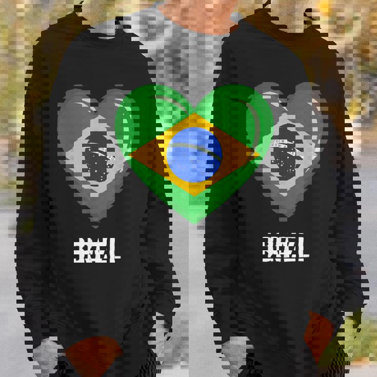 ブラジル国旗シャツ スウェットシャツ 彼への贈り物