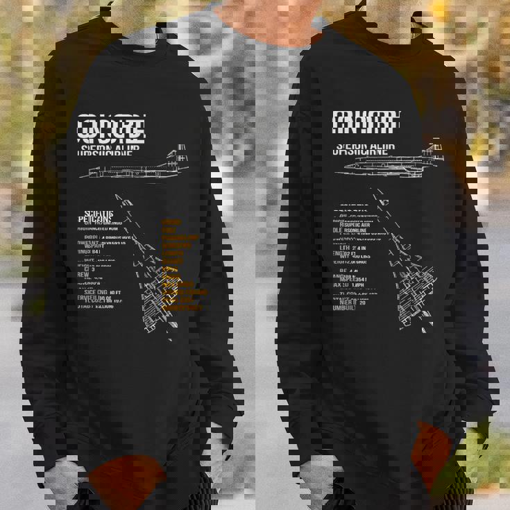 ブリティッシュコンコルド旅客機 スウェットシャツ 彼への贈り物