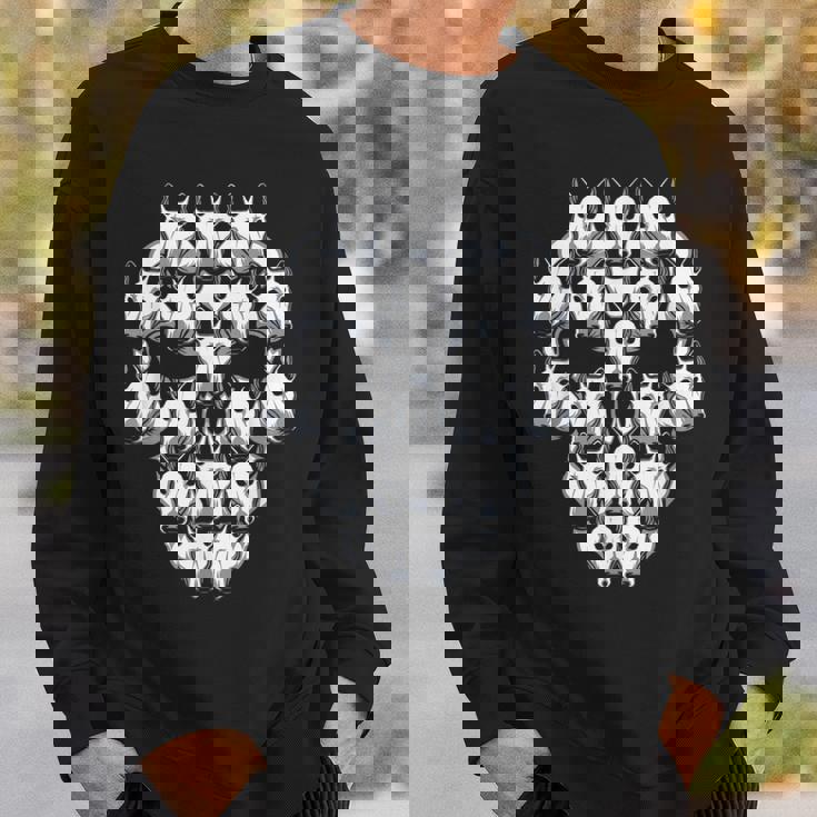 ブルテリア スケルトン ハロウィン コスチューム 怖い スウェットシャツ 彼への贈り物